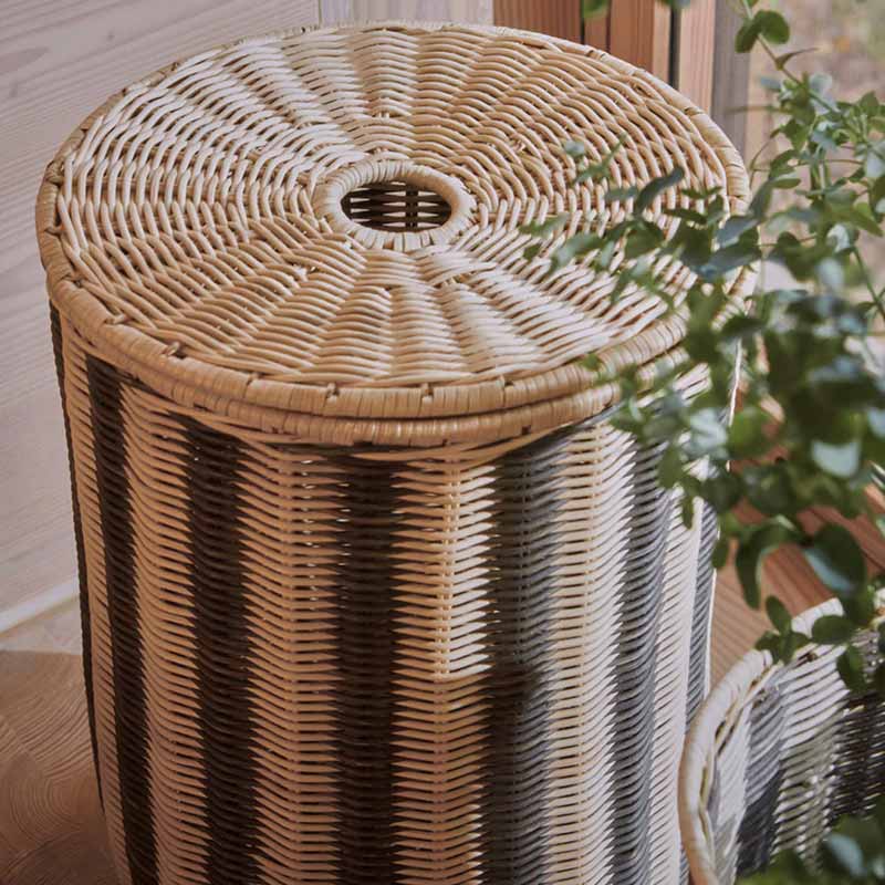 TOLKNING laundry basket, handmade willow, 11 gallon - IKEA