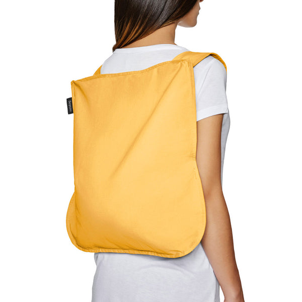 Notabag tote bag rucksack golden yellow