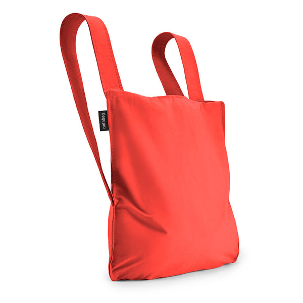 Notabag tote bag rucksack in red